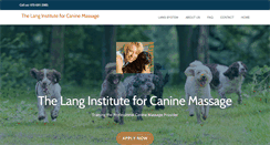 Desktop Screenshot of dogmassage.com
